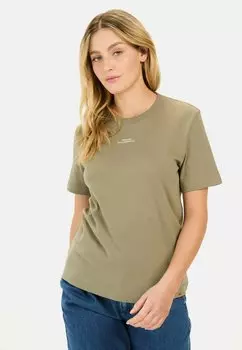 Футболка с принтом camel active, зеленый