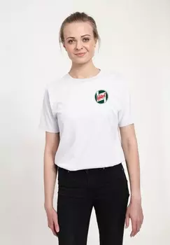 Футболка с принтом CASTROL REGISTERED LOGO Henry Tiger, белый