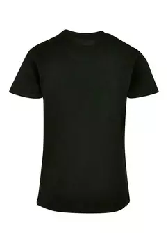 Футболка с принтом CAUTION HOT BASIC ROUND NECK Merchcode, черный