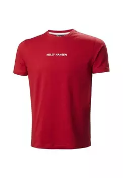 Футболка с принтом CORE Helly Hansen, красный