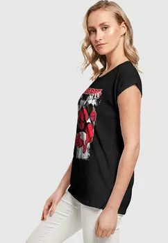 Футболка с принтом DEADPOOL MAX ABSOLUTE CULT, черный