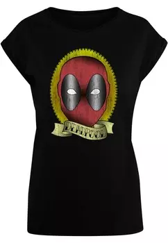 Футболка с принтом DEADPOOL TATTOO ABSOLUTE CULT, черный