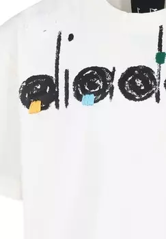 Футболка с принтом Diadora, белый
