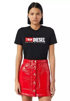 Футболка с принтом Diesel