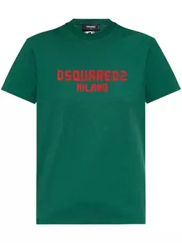 Футболка с принтом DSQUARED2, зеленый