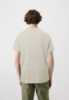 Футболка с принтом ELEGACY BLOCKING TEE NECK Jack & Jones, кремовый