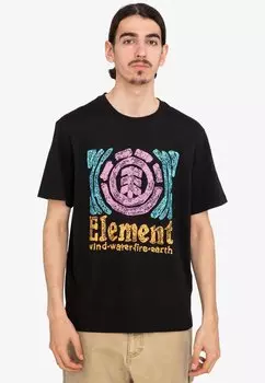 Футболка с принтом Element, цвет fbk