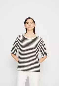 Футболка с принтом Esprit, антрацит