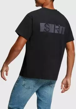 Футболка с принтом Esprit, черный