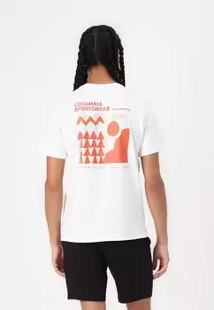 Футболка с принтом EXPLORERS CANYON BACK TEE Columbia, белый