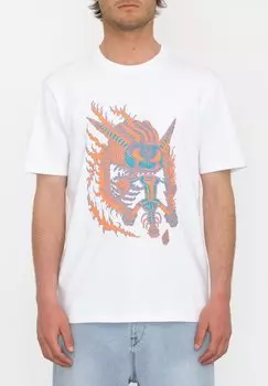Футболка с принтом FA TETSUNORI Volcom, цвет white