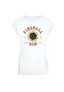 Футболка с принтом FIREBALL DICE 86 ABSOLUTE CULT, белый