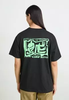 Футболка с принтом FLOWATCH Volcom, черный