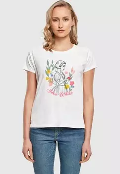 Футболка с принтом FLOWERS ABSOLUTE CULT, белый