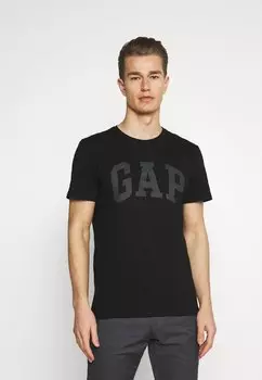 Футболка с принтом GAP, черный
