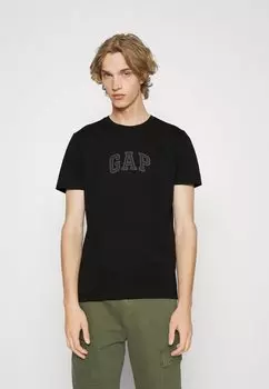Футболка с принтом GAP, черный