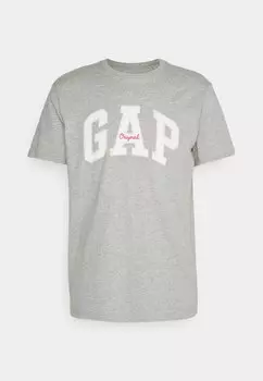 Футболка с принтом GAP, серый