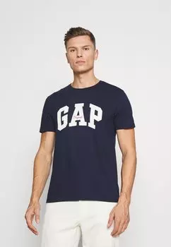 Футболка с принтом GAP, темно-синий
