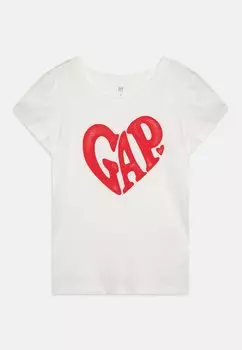 Футболка с принтом GIRLS GAP, белый