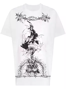 Футболка с принтом Givenchy, белый