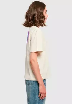 Футболка с принтом GRADIENT HEART PRIDE Mister Tee, песочный
