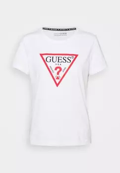 Футболка с принтом Guess, белый