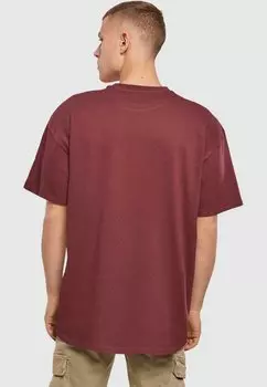 Футболка с принтом HALLOWEEN SKULL TEE Merchcode, темно-красный