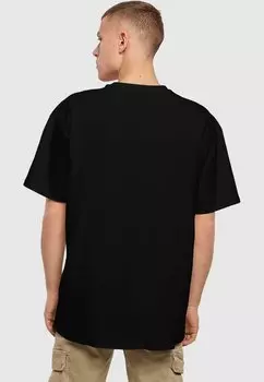 Футболка с принтом HALLOWEEN SPIDER WEB TEE Merchcode, черный