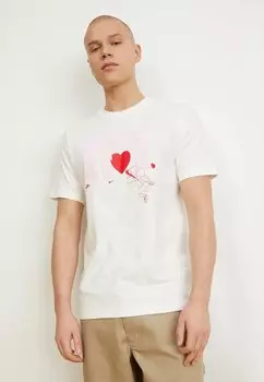 Футболка с принтом Heart Nike, белый