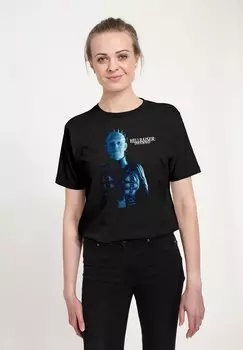 Футболка с принтом HELLRAISER INFERNO BIG Henry Tiger, черный