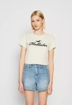 Футболка с принтом Hollister Co.