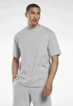 Футболка с принтом IDENTITY VECTOR Reebok, серый