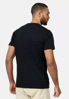 Футболка с принтом INDICODE JEANS, черная
