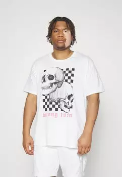 Футболка с принтом Jack & Jones, белый