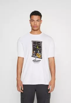 Футболка с принтом Jack & Jones, белый