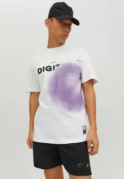 Футболка с принтом Jack & Jones, белый