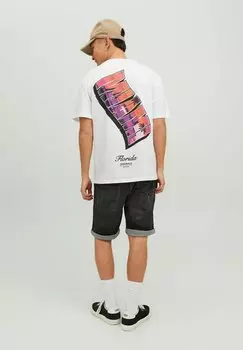 Футболка с принтом Jack & Jones, белый