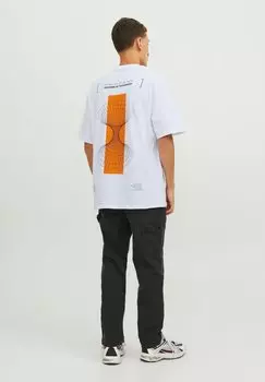 Футболка с принтом Jack & Jones, белый
