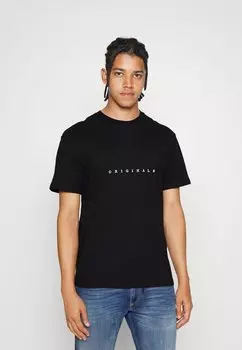 Футболка с принтом Jack & Jones, черный