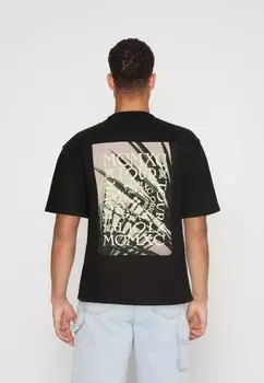 Футболка с принтом Jack & Jones, черный