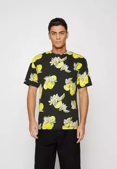 Футболка с принтом Jack & Jones, черный