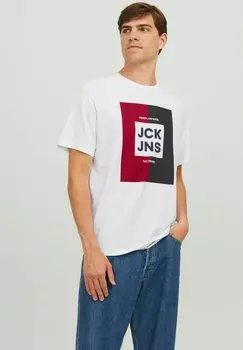Футболка с принтом Jack & Jones, черный