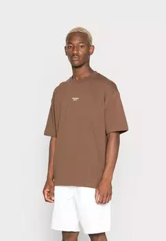 Футболка с принтом Jack & Jones, коричневый