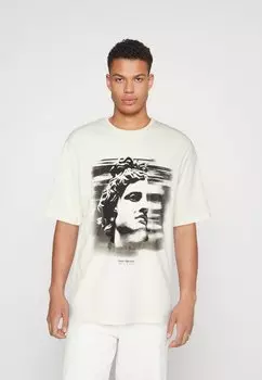 Футболка с принтом Jack & Jones, молочный