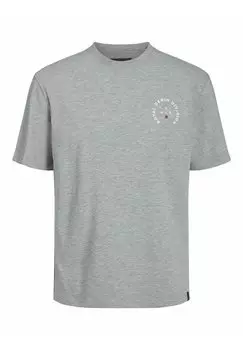 Футболка с принтом Jack & Jones, серый