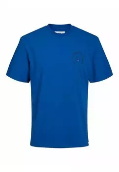 Футболка с принтом Jack & Jones, синий