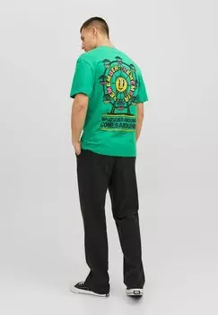 Футболка с принтом Jack & Jones, зеленый