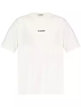 Футболка с принтом Jil Sander, белый