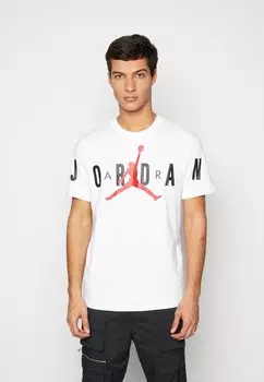 Футболка с принтом Jordan, белый