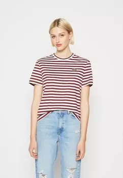 Футболка с принтом Lacoste